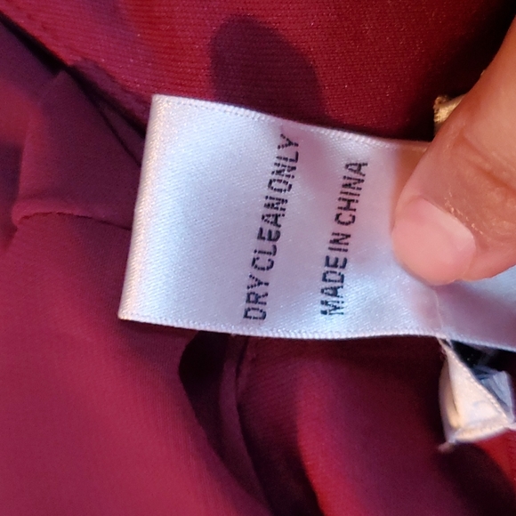 Levkoff Ruffle V-Neck Wrap Gown - Picture 11 of 13